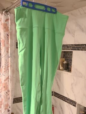 lululemon athletica Bright Green High-Waist Leggings